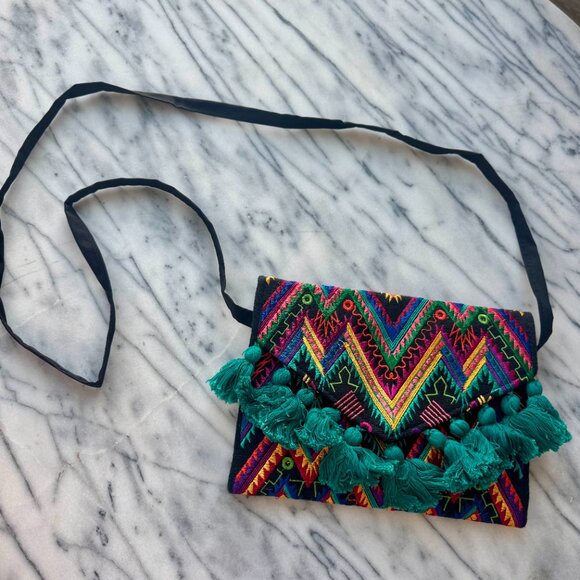 🇲🇽 - [Unmarked] : Embroidered Clutch Bag - Picture 5 of 5